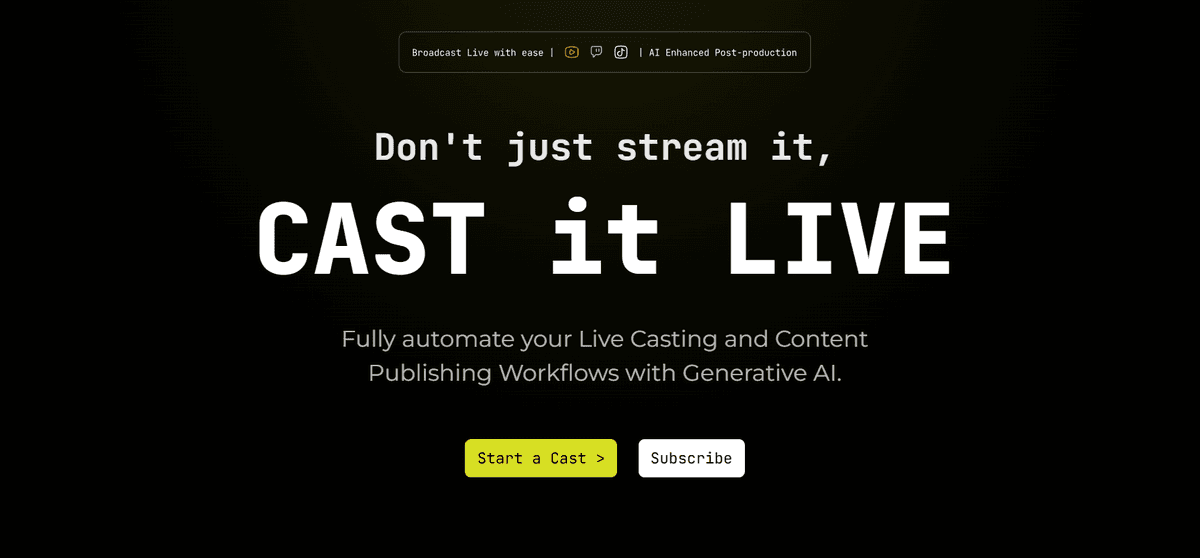 Decast Live Streaming
