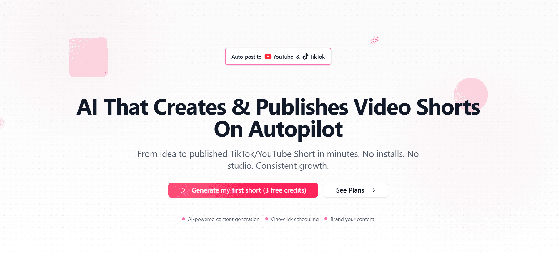 Shortsbot.App Platform